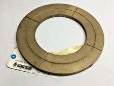 Simpson 6G-17093 Thrust Plate Bronze Oilite 11" OD x 6-1/2" ID x 1/2" W #2032569