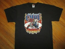 vtg CAROLINAS MOTORCYCLE ORGANIZATIONS UNITED T SHIRT cmou Southern Biker LARGE
