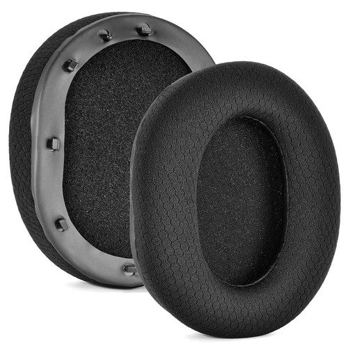 Black Soft Ear Pads Cushion Covers For Razer BlackShark V2 Pro Gaming Headphones - Picture 5 of 6