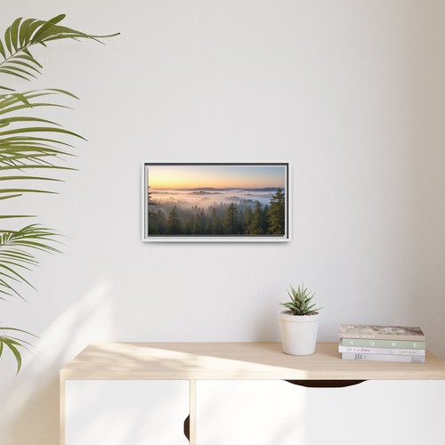 Framed Canvas Wall Art, Serene Landscape Decor, Nature-Themed Gift, Home Wall - Picture 16 of 37