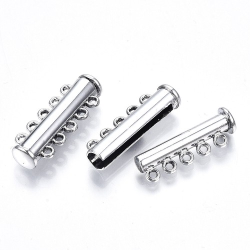 3-10reihige Schließe Magnetverschluss Magnetic Clasp strands gold silber bronze - Bild 28 von 63