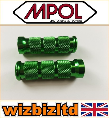 Clavijas de repuesto de aluminio verdes de 12 mm para motocicletas universales FOOT12GN - Imagen 9 de 10