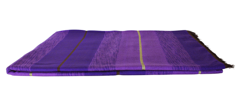 Moroccan Throw Bedspread Sofa Cover Purple Cotton Wool Sabra Silk 270x170cm - Picture 3 of 6