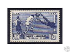 FRANCE STAMP TIMBRE 1938 YVERT ET TELLIER 396 " COUPE DE FOOTBALL " NEUF xx LUXE