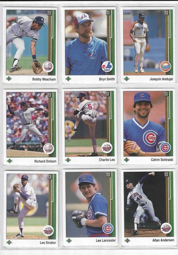 1989 Upper Deck Baseball Cards #1 - #250 U-Pick to complete your set - Picture 156 of 497