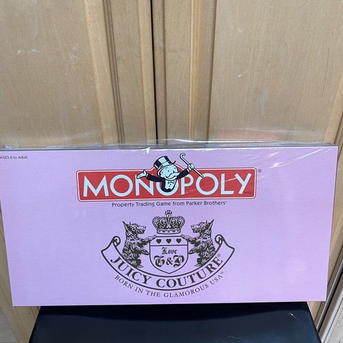VINTAGE JUICY COUTURE MONOPOLY BRETTSPIEL HASBRO 2009 limitierte Auflage NEU VERSIEGELT - Bild 1 von 4