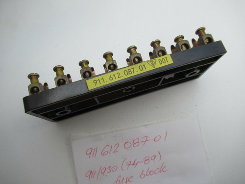 Porsche 911/930 ('74-'89) Fuse Block (8 Position) / No Cover 91161208701 #5 - Picture 3 of 6