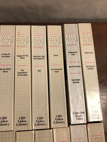 Original Star Trek TV Show VHS Collection The Collectors Edition CBS Lot Of 22 - Picture 4 of 8