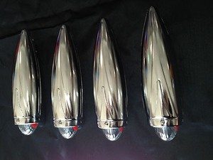 Bicycle-chrome-headlight-Columbia-Schwinn-cruiser-4-pieces-lowest-price-on-net