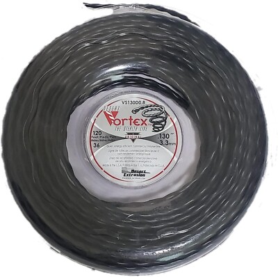 Vortex Desert 3.3mm / .130-Inch x 120 ft Commercial Spiral Shaped Trimmers Line