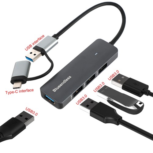 Type-C+USB Interface Hub PD100W Docking Station for Windows Mac OS linux UE - Picture 13 of 14