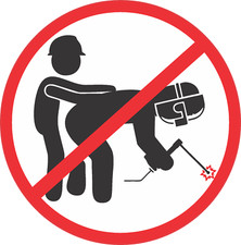 Don't Screw Your Welder,  sticker S-98