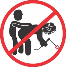 Don't Screw Your Welder,  sticker S-98