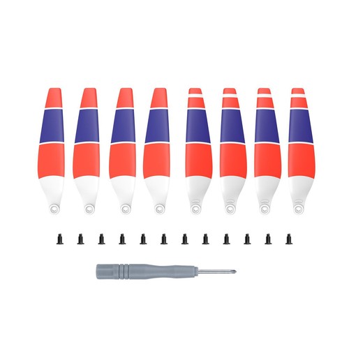 8Pcs Propeller 6030F Blade Low Noise Wing Plastic For DJI Mini 3 Drone Parts - Picture 4 of 24