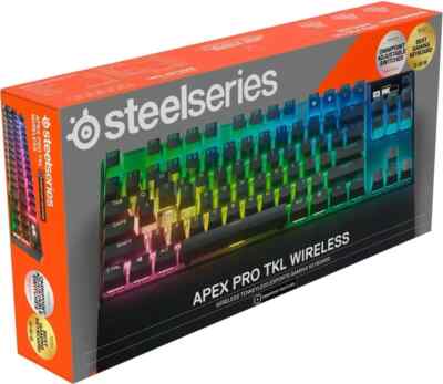 キーボード SteelSeries Apex Pro TKL WL US 64865 Amazon.com: SteelSeries Apex Pro TKL Wireless HyperMagnetic