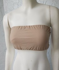 Skims Fits Everybody Bandeau Bra Size Large Beige Clay Nude