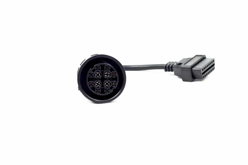 Adaptador de enchufe de diagnóstico 12 PIN OBD1 a 16 PIN OBD2 para cable de camión MAN C18 - Imagen 1 de 2