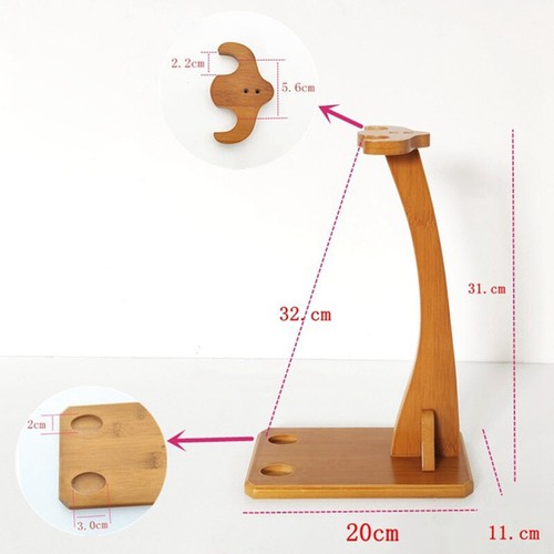 Bamboo Vertical Katana Samurai Sword Holder Stand Rack Assembly Swan Shape XS~L - Picture 13 of 15