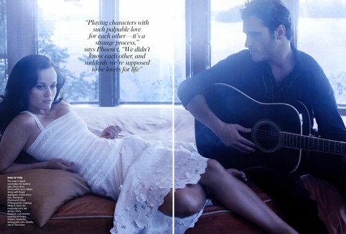 Leibovitz Joaquin Phoenix 2005 Reese Witherspoon Johnny Cash revista editorial - Imagen 7 de 7