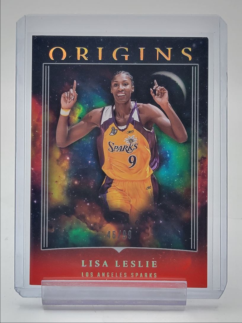 LISA LESLIE 2024-25 ORIGINS WNBA BASKETBALL RED SPARKS /99 Q0223