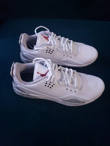Nike Air Jordan ADG 3 White Cement Golf Shoes Mens Sz 7.5 CW7242-100 - Picture 2 of 4