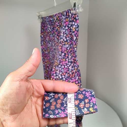 Girls Lot of 2 Pairs of Jumping Beans Jogging Pants 8 Floral & Black with footy - Picture 13 of 17