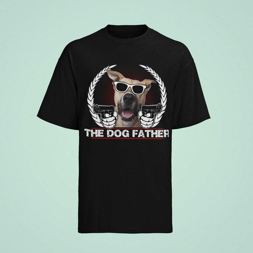 Divertida Camiseta Amante de Perros EL DOGFATHER Parodia Padrino Película Regalo para Propietario Papá - Imagen 9 de 26