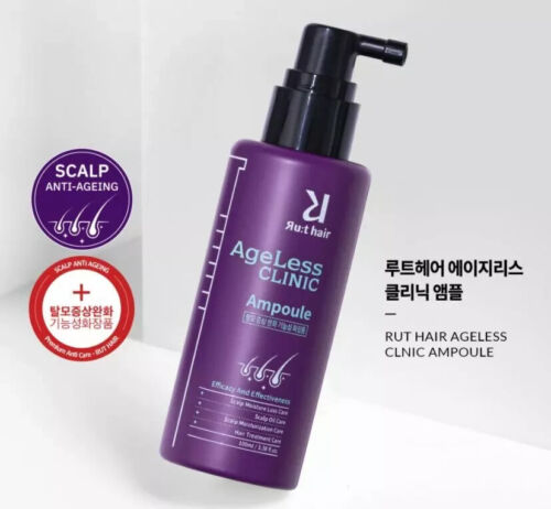 RUT HAIR Ageless Clinic Ampoule 100ml - Scalp Heat Care & Anti-Aging - K-Beauty - Picture 2 of 2