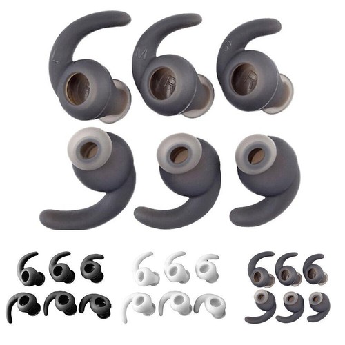 Juego de 3 pares/puntas de auriculares universales de silicona cubierta protectora para JBL Reflect BT AU - Imagen 2 de 13