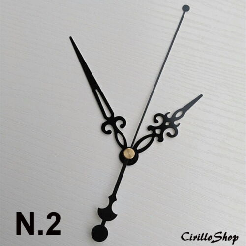 MECCANISMO SILENZIOSO MOVIMENTO OROLOGIO DA PARETE PRECISO MURO 22mm + LANCETTE - Foto 3 di 16