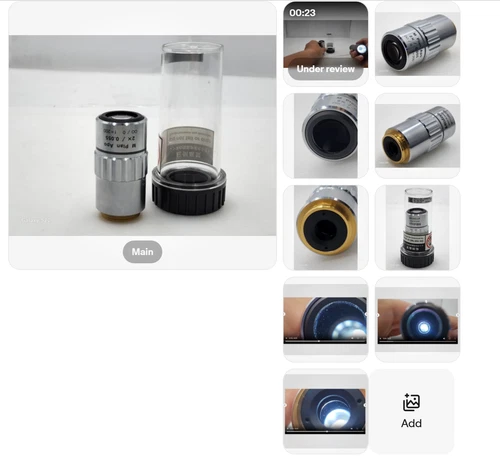Mint Mitutoyo M Plan Apo 2x/0.055 Infi/0 f=200 MicroscopeObjectiveLens M26 32672