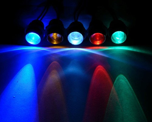 12V Ultra Bright 3mm 5mm 10mm montiert LED mit Chrom Blende Halter alle ...