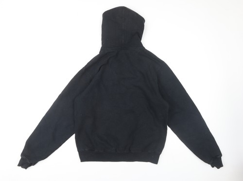 Champion Unisex Negro Pullover Sudadera con Capucha Pequeña - Imagen 2 de 12