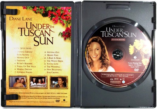 Under the Tuscan Sun (DVD, 2004, Full Screen) Like New !  Diane Lane - Picture 3 of 3