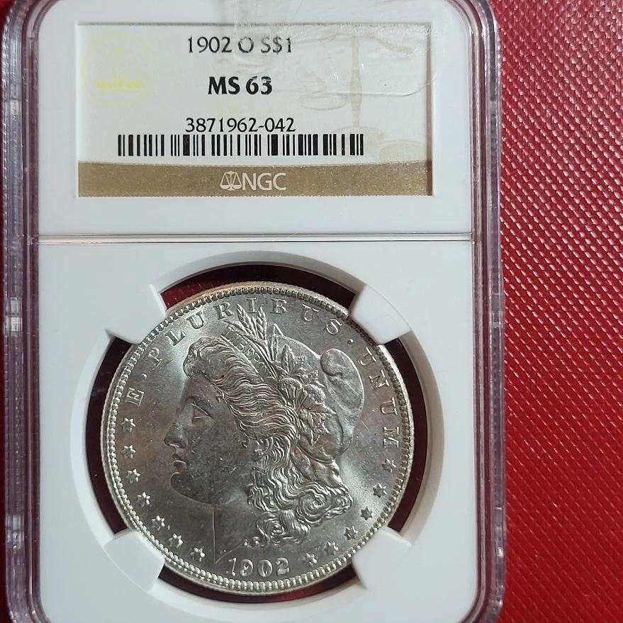 New Orleans Grade MS 63 1902 Year Morgan US Dollars (1878-1921