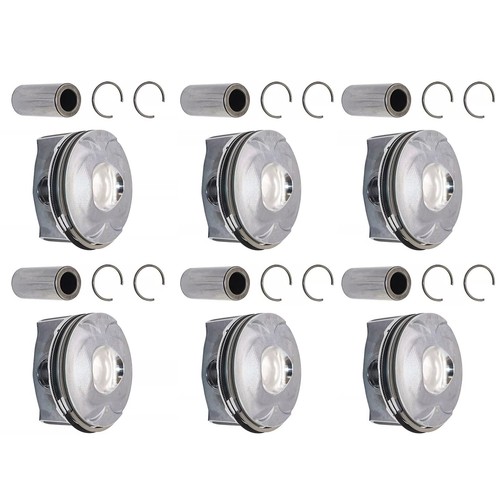 6Pcs Supercharged Engine Pistons Assembly Set With Rings For Jaguar Land Rover - Picture 2 of 11