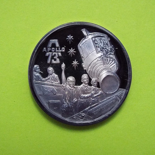 APOLLO XIII - Mission Control .999 Silver Round Gem Proof Medal - Picture 1 of 12