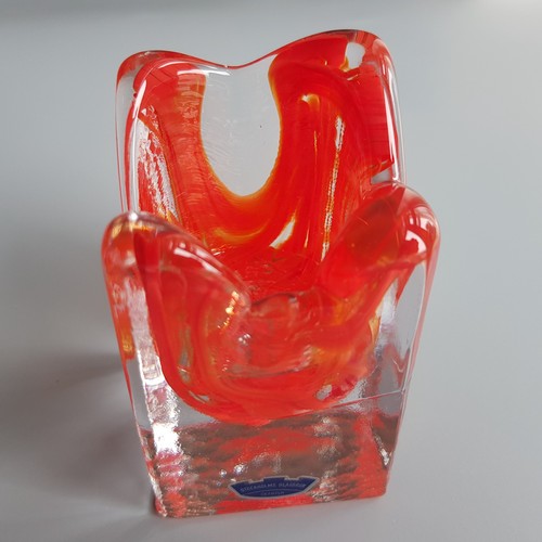 Stockholm Glasbruk Glas Kerze Teelicht Rot Design Schweden Vintage Nordic - Bild 4 von 16