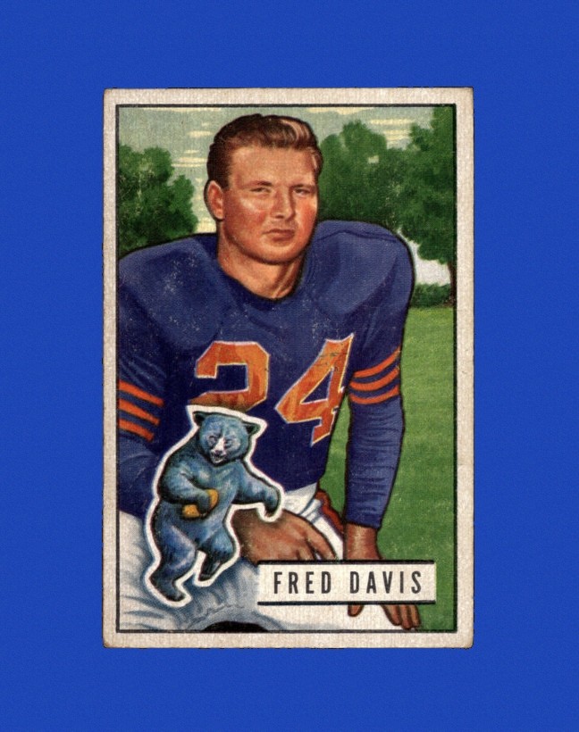 1951 Bowman Set-Break # 86 Fred Davis VG-VGEX *GMCARDS*