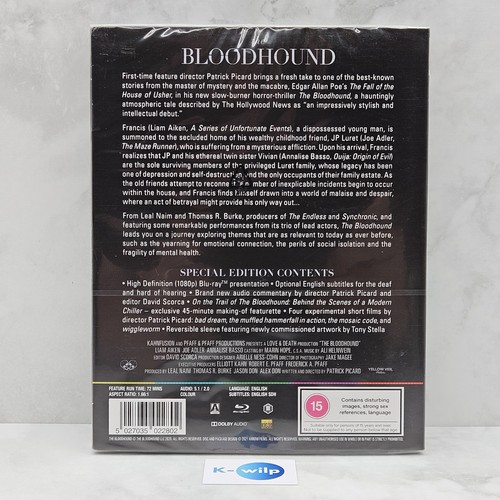 The Bloodhound Blu-ray New & Sealed With Slipcover Mystery Thriller Movie Film - Picture 2 of 18