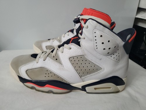 Air Jordan 6 Retro Tinker Basketballschuhe 384664-104 Größe 8,5 - Bild 1 von 21