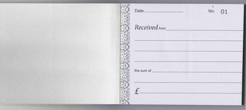 (Pack of 6) Receipt Book Carbon Sheets 1-80 pages Half Size Trade Office Billing - Picture 10 of 10