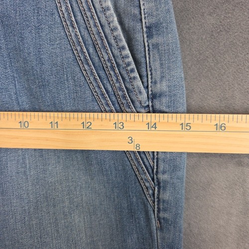 FRAME Double Stitch Flare Jeans “Merced” Size 26 High Rise DBLDF291 90% Cotton - Picture 5 of 12