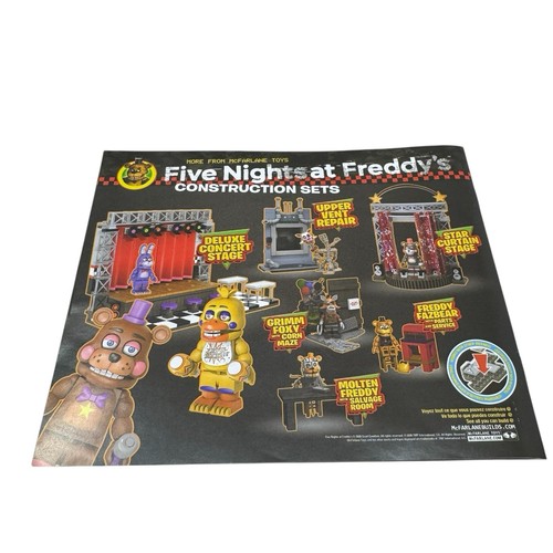Upper Vent Repair ~ McFarlane Toys Set Five Nights at Freddy’s FNAF *Incomplete* - Picture 5 of 8