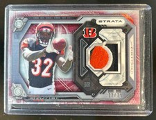 2014 Topps Strata Jeremy Hill Relics Ruby Patches Rookie RC #22/25 Bengals