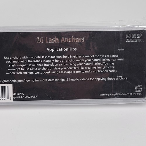 Glamnetic False Lashes Magnetic 20 Faux Lash Anchors NEW SEALED - Picture 6 of 6