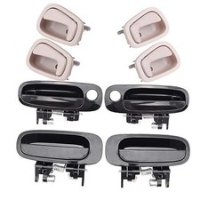 Interior  Exterior Door Handles Set Replacement for 1998-2002 Chevy Prizm,