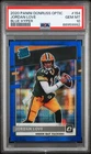 2020 Panini Donruss Optic Rated Rookies Jordan Love Blue Hyper Prizm RC PSA 10