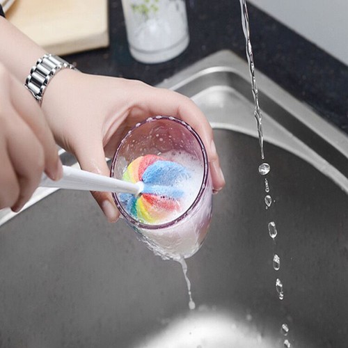 5 Stück Trinkflaschenbürsten Becher Reinigungsschwamm verlängerter Griff - Bild 11 von 12