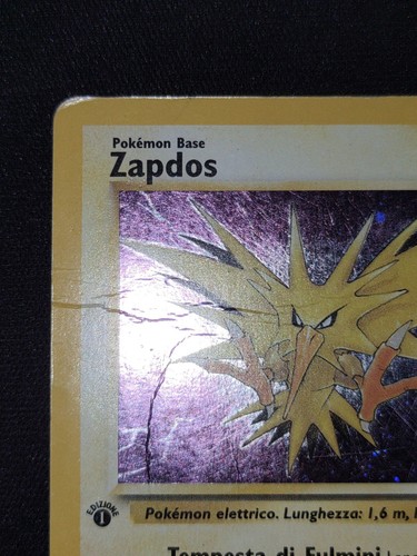 Carta Pokémon - Zapdos (15/62) - Set Fossil 1 Edizione - Holo - Ita - Vintage - Foto 3 di 15